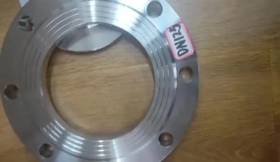 Flange de pescoço de solda plana de aço inoxidável barato de 12 polegadas 100 mm com dimensões padrão DIN fabricantes